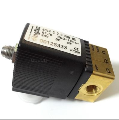 Válvula Solenoide Burkert Selo NBR 00125333 Normalmente fechado G1/8 0~10bar
