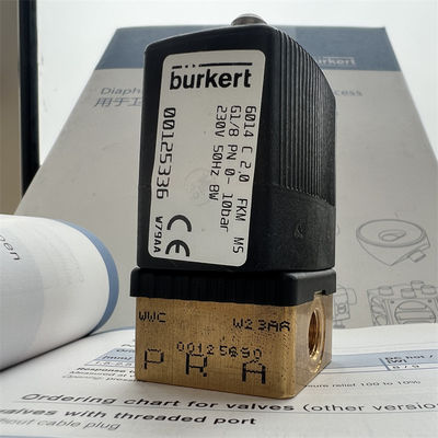 Burkert Baode 6014 C 2.5 00126145 válvula eletromagnética 00126145 230V
