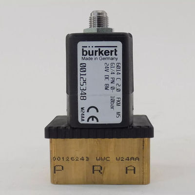 Sistema de controlo de fluidos Burkert - 125348 - válvula solenoide, 6014 00125348