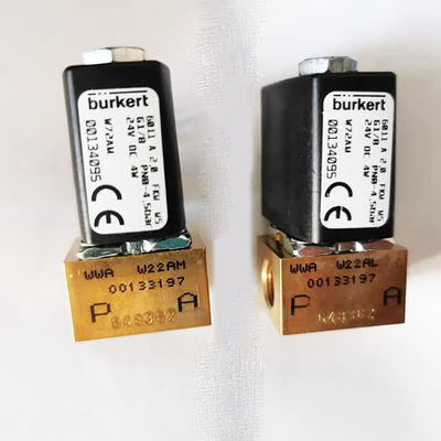 Válvula de solenoide industrial Burkert com selo NBR 00126342 00126343 00126345