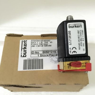 Válvula solenoide Burkert 6014 com interruptor manual 230V 00501219