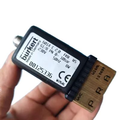 00308501 URKERT Válvula solenoide 5404 G1/2 2/2 Normalmente fechada 12 Flow Hole FKM Corpo de válvula de latão selado DC24V 8W 1-50bar