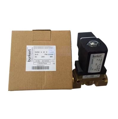 Corpo de latão Válvula solenoide Burkert 00308503 DC24V 8W G3/4 2/2 Normalmente fechado 20 Flow Hole 5404 Tipo 1-32 Bar