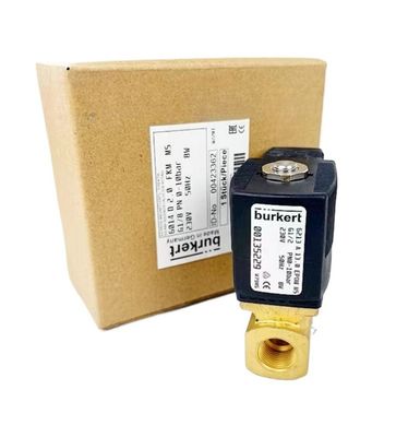 Corpo de latão Válvula solenoide Burkert 00308503 DC24V 8W G3/4 2/2 Normalmente fechado 20 Flow Hole 5404 Tipo 1-32 Bar