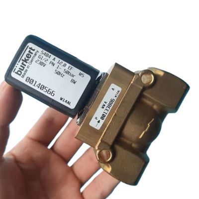 Corpo de latão Válvula solenoide Burkert 00308503 DC24V 8W G3/4 2/2 Normalmente fechado 20 Flow Hole 5404 Tipo 1-32 Bar