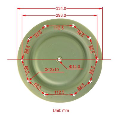 96391 96392 2" DN50 Kit de diafragma de ondas de choque Ingersoll Rand