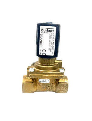 00301170 BURKERT 5404 G1/2 2/2 Normalmente aberto 12 Flow Hole FKM (Fluorrubber) Corpo de válvula de latão selado AC24V 8W 1-32bar