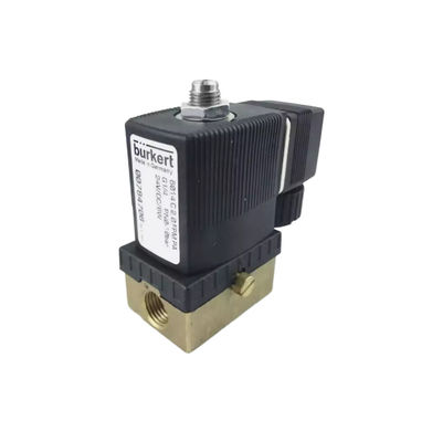 00301170 BURKERT 5404 G1/2 2/2 Normalmente aberto 12 Flow Hole FKM (Fluorrubber) Corpo de válvula de latão selado AC24V 8W 1-32bar