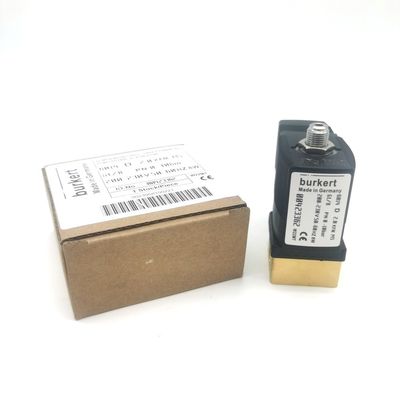 2/2 Normalmente aberta 00295651 válvula de solenoide Burkert 20 buracos de fluxo FKM (Fluorrubber) Corpo de válvula de latão selado AC220V 8W 1-25bar
