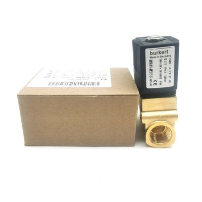 Válvula de solenoide industrial 00085337 G1 1/4 2/2 Normalmente fechada 32 Flow Hole FKM (Fluorrubber) Corpo de válvula de latão selado AC24V 8W 1-25bar