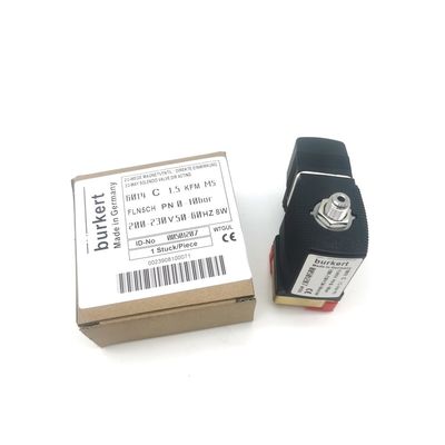 00134245 Válvula Solenoide Burkert de latão 6013 Tipo 2/2 Fechada normalmente FKM Selo 24VDC 8W 0~25bar
