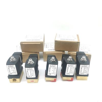 00134240 BURKERT 6013 Tipo de Ação Direta G1/8 polegada 2/2 Normalmente Fechado 2.5 Flow Hole FKM Corpo de válvula de latão selado 24VDC 8W 0~10bar