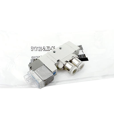 Valvula de 5 portas SMC Válvulas solenoides simples SY3120-5LZD-C6 SY3120-6LZD-C6