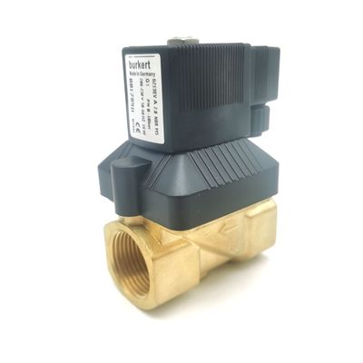 Válvula Solenoide Burkert FKM Selo 00126091 24VDC 8W 0~6bar 6013 Tipo de Ação Direta G1/8 Inch 2/2 Normalmente Fechado 3.0 Flow Hole