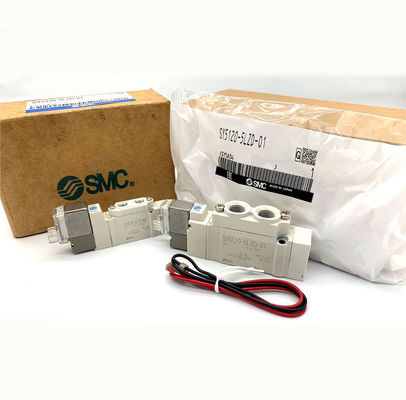 5 portas SMC válvulas solenoides vedação macia SY5220-6LZD-01 SY5220-5LZD-C6 SY5220-5LZD