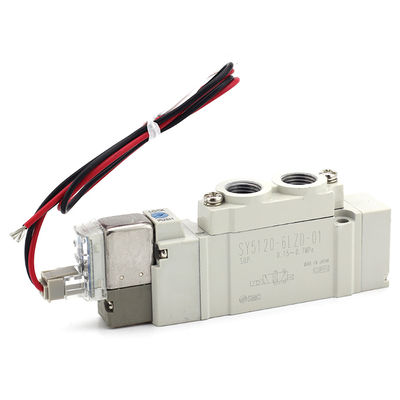Valvas solenoides SMC de vedação suave SY5420-5LZD-C4 SY5420-6LZD-C6 SY5420-6LZD-C8