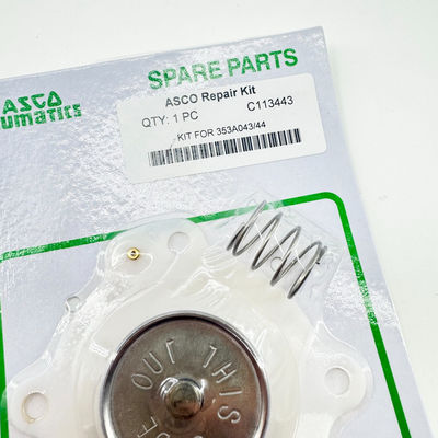 ASCO C113443 Kit de Reparação do Diafragma 3/4 polegadas para válvula de solenoide de pulso SCG353A043 Nitrile/Viton