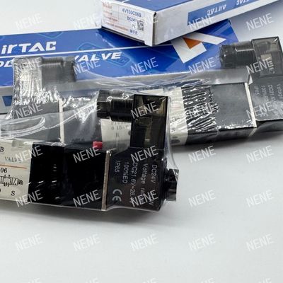 Válvula eletromagnética 4V130P-06 AIRTAC para controle de ar preciso na faixa de pressão de 0,15 a 0,8 MPa