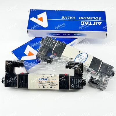 4V230C-08 válvula electromagnética AIRTAC para fluidos de precisão Regulamento 5 porta 3 posição