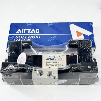 Valva solenoide 4V330C-08 AIRTAC para ar 0,15 a 0,8 MPa 21 a 114 Psi Ar fluido