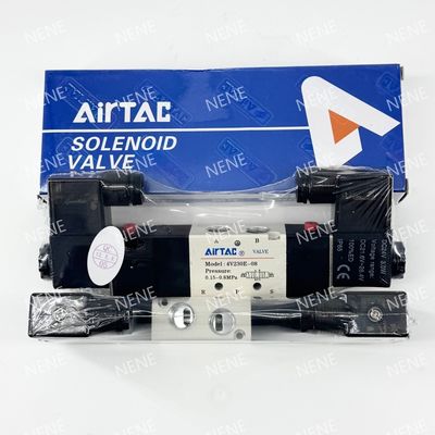 Valva solenoide 4V330C-08 AIRTAC para ar 0,15 a 0,8 MPa 21 a 114 Psi Ar fluido
