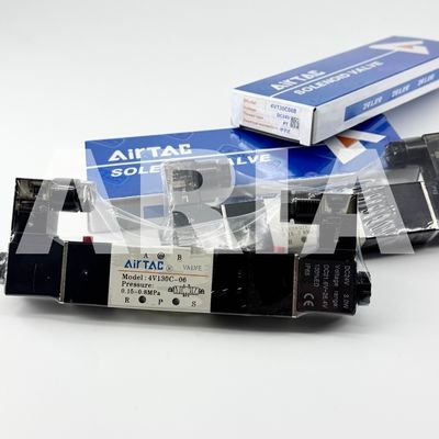 Airtac 4V130C-06 DC12V AC110V 4V130C-M5 válvula de ar solenoide - 4V130C06B
