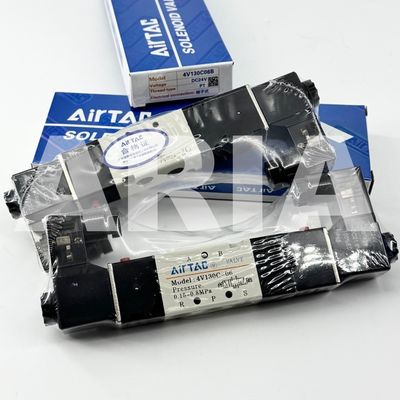 Airtac 4V130C-06 DC12V AC110V 4V130C-M5 válvula de ar solenoide - 4V130C06B