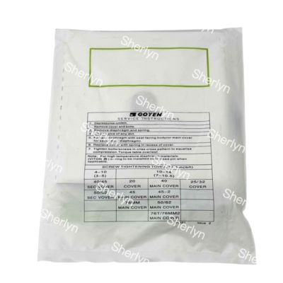 Membrana de nitrilo GOYEN K5004 M1638A para Goyen 2'' CA50T 2.5'' CA62T