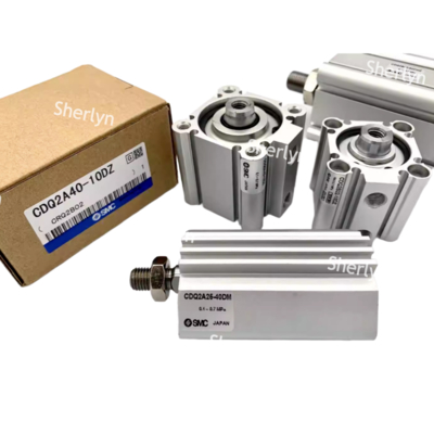 SMC Série CQ2 cilindro compacto CQ2A12-15D Tipo padrão duplo de acção bastão único