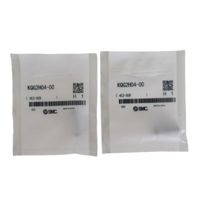 KQG2H08-10 SMC Conector Rápido de Aço Inoxidável Plugue PU Conexões Push To Connect 4E2-2ET/KQ2A53
