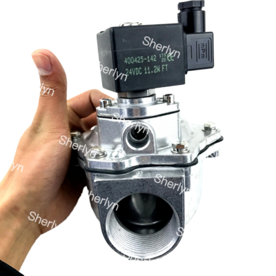ASCO válvula de pulso eletromagnético de ângulo direito de 1,5 cm SCG353A047 DN40 válvula de filtro de saco C113827