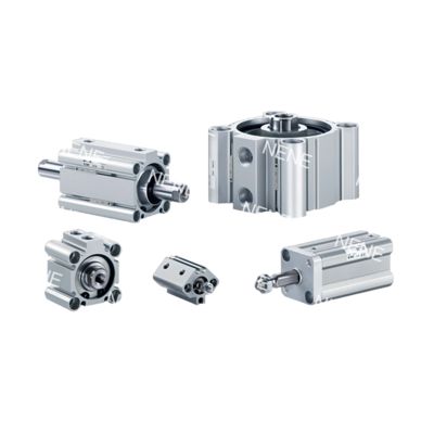 CQ2A12-10DM Cilindro SMC Compacto de Dupla Ação e Haste Simples, 12 Cilindros, Diâmetro 10, Curso