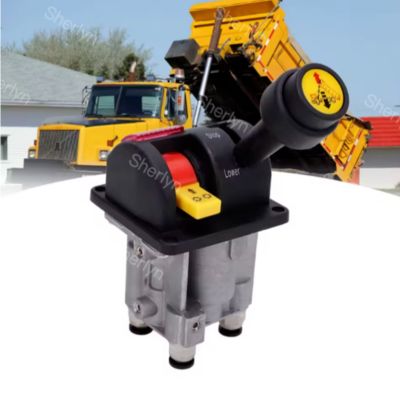 BKQF34-B 14750650H Válvula de manobra de borracha de camião de descarga com 4 buracos M6 Válvula de controlo hidráulica de camião de descarga com bloqueio