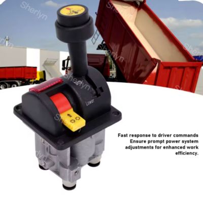 BKQF34-B 14750650H Válvula de manobra de borracha de camião de descarga com 4 buracos M6 Válvula de controlo hidráulica de camião de descarga com bloqueio