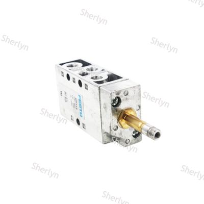 MFH-5-1/8 FESTO válvula solenoide 5/2, retorno da mola, 1,8-8 Bar, G1/8