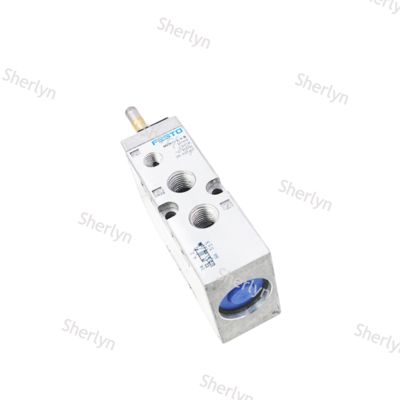 Festo MFH-5-1/4-B válvula solenoide, 5/2 Monestable Mec Spr, Int Pilot, 2-10 Bar