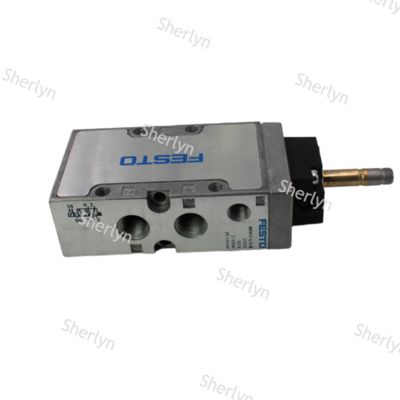 Festo MFH-5-1/4-B válvula solenoide, 5/2 Monestable Mec Spr, Int Pilot, 2-10 Bar