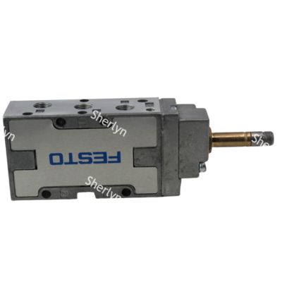 Válvula solenóide FESTO MFH-5-1/8-B, 5/2 Monostável Mec Spr, Piloto Int G/8