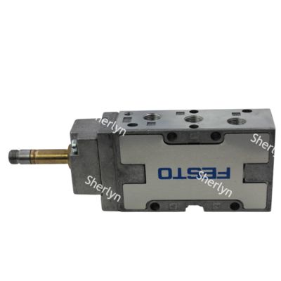 Válvula solenóide FESTO MFH-5-1/8-B, 5/2 Monostável Mec Spr, Piloto Int G/8