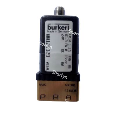 00125329 Burkert Solenoid Valve 6014 Series Normally Closed, Brass Valve Body 32 * 32, 0~16 Bar