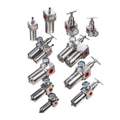 Válvula Reguladora de Temperatura SFRL400-03 Aço Inoxidável 316 Válvula de Controle de Óleo Filtro Regulador Pneumático