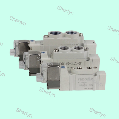 Válvula solenóide SY3120-5LZD-C4 DC24V SMC Série SY3000