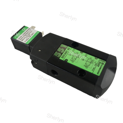 SCG551A017MS ASCO Válvula Solenoide de Duas Posições Cinco Vias Duas Posições/Três Vias