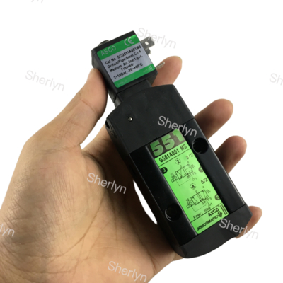 SCG551A017MS ASCO Válvula Solenoide de Duas Posições Cinco Vias Duas Posições/Três Vias