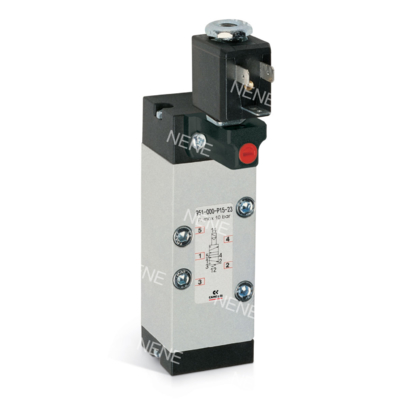 CAMOZZI 951-000-P11-23-G7J Válvula Solenoide ISO5599-1 Tamanho 1 5/2 vias, Dupla solenoide 230V AC 3.5VA