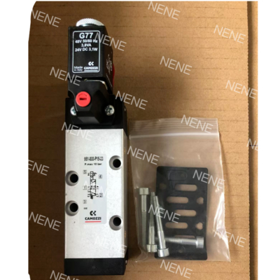 CAMOZZI 951-000-P11-23-G7J Válvula Solenoide ISO5599-1 Tamanho 1 5/2 vias, Dupla solenoide 230V AC 3.5VA