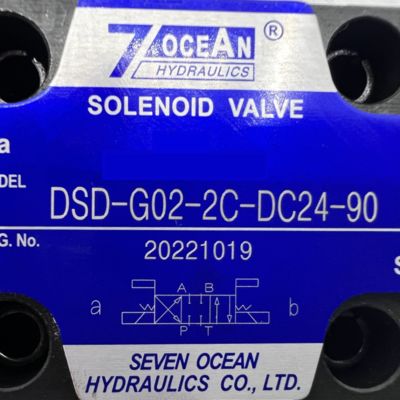 DSD-G02-2C-DC24-90 DC24V Voltagem válvula eletromagnética 7OCEAN