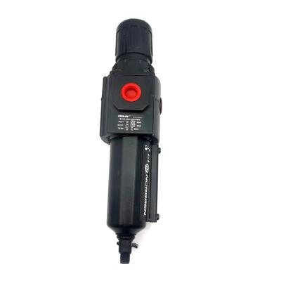 B74G-4AK-QP2-RMG Filtro Regulador Lubrificador Pneumático de Ar Comprimido Norgren Excelon Filtro/regulador 1/2 PTF 0.3-10 Bar 40µm Dreno Manual Com Manômetro
