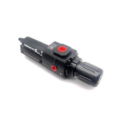 B74G-4AK-QP2-RMG Filtro Regulador Lubrificador Pneumático de Ar Comprimido Norgren Excelon Filtro/regulador 1/2 PTF 0.3-10 Bar 40µm Dreno Manual Com Manômetro