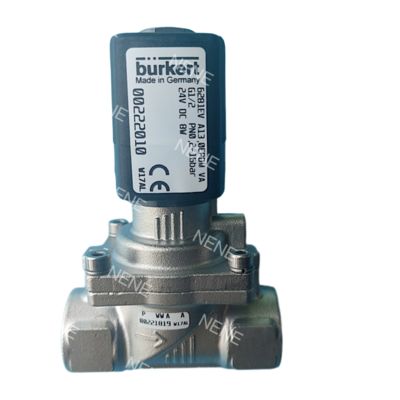 00322548 Válvula com accionamento por solenoide G1/4 FKM AC24V BURKERT 0~+120°C 8W